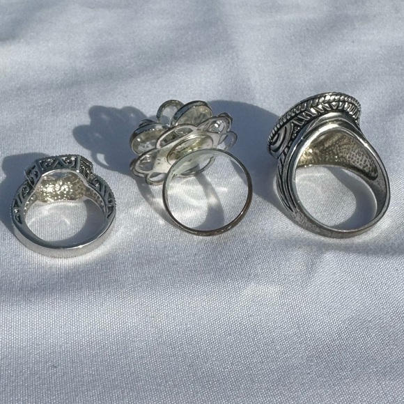 Cute Silver Ring Set - Picture 6 of 6
